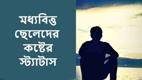 মধ্যবিত্ত ছেলেদের কষ্টের স্ট্যাটাস